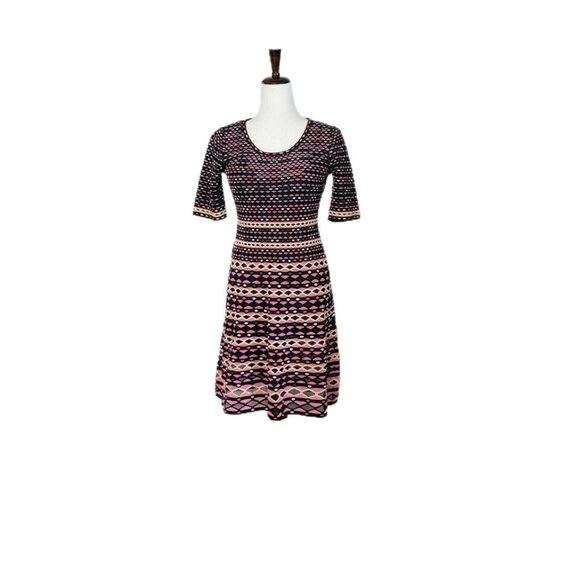 M Missoni Textured Knit Fit and Flare Dress - Picture 1 of 10